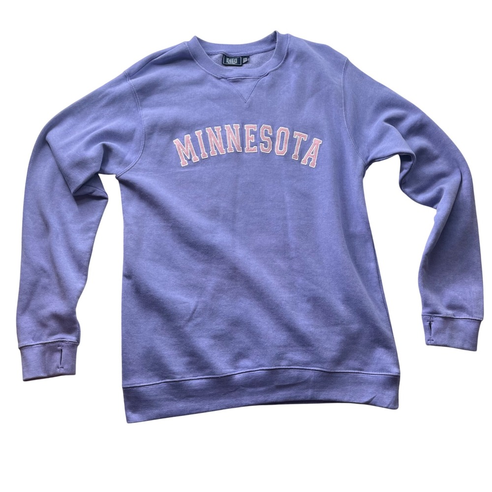 Ocean Beach‎ Sportswear Minnesota Sweatshirt Purple Crewneck Pullover 2XL